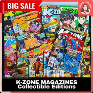 K-ZONE MAGAZINES w/ FOLDABOTS (2008 - 2010) VINTAGE/BACK ISSUE: M4K & K Zone Comics|KZone Anime Game