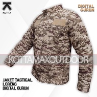 JAKET LORENG KAMUFLASE DIGITAL GURUN PRESSBODY ABG TACTICAL LORENG DIGITAL GURUN ARMY TERBARU