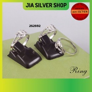 Ready Stock | 925 纯银 双C女款戒指 | Original 925 Silver Double C Ring For Women (252592) | Cincin Perempuan Perak 925
