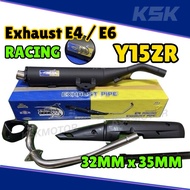 Y15 EXHAUST ESPADA STD CUTTING 100% ORIGINAL Y15ZR Y15 ESPADA EKZOS Y15   RACING E4 E6 32MM 35MM EKZ