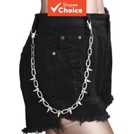 Waist Chain Punk Rivet Spiked Chain Hip Hop Unisex