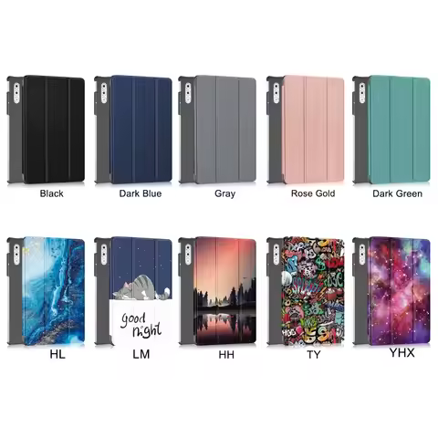 Case For Yoga Pad Pro 12.7 " Tri-fold Tablet Cover for Yoga Pad Pro 12.7 in with Auto Wake Function 
