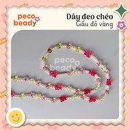 (Model 3) Pearl bear crossbody strap, baby three, phone, length 1.1m - 1.2m