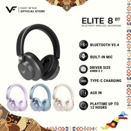 Vinnfier Elite 8 BT Wireless Bluetooth 5.4 Headphones with 21H Playtime & AUX Support Strong Bass