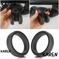 KAREN 3Pcs Rubber Ring, Flexible Thick Flat Luggage Wheel Ring, Durable Stretchable Diameter 35 mm Elastic Wheel Hoops Luggage Wheel