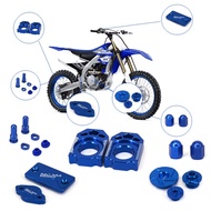 ชุดฝาครอบถังน้ำมันเบรก CNC สำหรับรถจักรยานยนต์ ฝาครอบเพลา ฝาครอบเครื่องยนต์ สำหรับ Yamaha YZ WR 250F