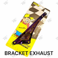 EXHAUST BRACKET EXZOS Y15ZR RAINBOW CNC ALLOY BRACKET EKZOS Y15