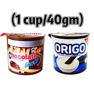 ( 1 cup ) Hepin GOOD Chocolate & ORIGO Cookies Stick Dip in Chocolate Cream 40gm