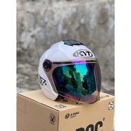 Mũ Bảo Hiểm 3/4 XH01 Trắng Bóng - SALE GIÁ SỐC (Bảo Hành 12 Tháng Kèm Bộ Logo KYT Mã Giảm Giá 10% Ch