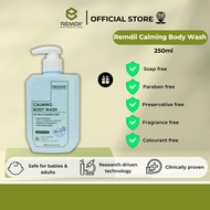 REMDII Calming Body Wash 250ml | Sabun Mandi Bayi & Eksim | Sulphate-Free Vitamin E+C Tanpa Fragranc