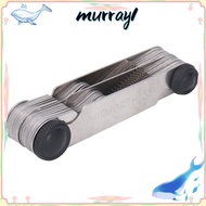 MURRAY Thread Pitch Gauges, 55 Degree Stainless iron Screw Gauge Set, Precision 60 Degree Thread Pit