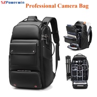 Powerwin ALL-IN-ONE Backpack Waterproof Photography DSLR Camera Bag For Canon/Nikon Drone Tripod 17 Inch Laptop Formal Case