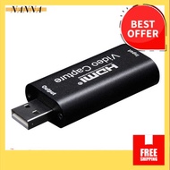 Mini Video Capture Card USB 2.0 Video Grabber Record Box PS4 Game DVD Camcorder  Camera Recording Li
