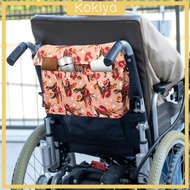 [Kokiya] Wheelchair Bag Adjustable Strap Portable Waterproof Wheelchair Organizer Bag