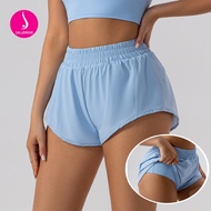 SALUDMOVE Running Fitness Shorts Women 2in1 Yoga Workout Gym Shorts KW303