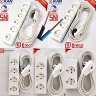 stop kontak broco kabel tembaga/stop kontak broco 2 3 4 5 6 lubang kabel kawat tembaga/stop kontak b