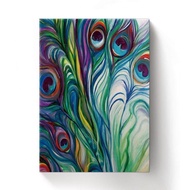 Wall Artsabstract Peacock Feather Giclee Canvas Prints Gallery Wrapped Modern Artworks Animal Pictur
