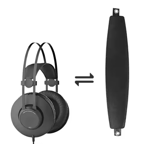 Leather Ear Beam Soft Pads for AKG K52-K72 K92 K77 Headset Headband Cushion
