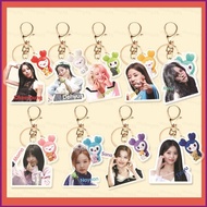 HT TWICE Acrylic Keychain Gift For Girls Bag Pendant Chae Young DaHyun Mina Sana Momo Tzuyu NAYEON K