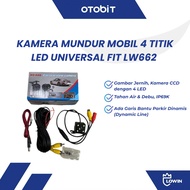 4 LED Car Reverse Camera LW662 HD Parking Camera/ AHD Waterproof IP69K + Dynamic Line