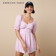 American Eagle Puff Sleeve Romper ชุดรอมเปอร์ ผู้หญิง (EWDR 039-7749-615)