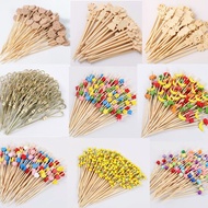 100 Pcs/Pack Skewers Skewers Cute Cartoon Disposable Skewers Lamb Skewers Skewers Fruit Special Smal