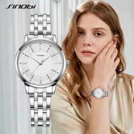 SINOBI Elegant Ladies Watches Fashion Design Women's Quartz Wristwatches Best Casual Clock Business for Female 3 Bar Waterproof SYUE