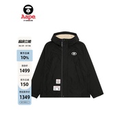 Aape Flagship Store Men's Spring Summer Ape-Man Embroidered American Campus Style Waterproof Jacket 