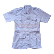 Bush jacket for security officer color white
