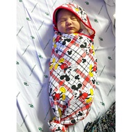 Baby Wrap With Hat 29*29 Inches Soft Cotton Fabric Newborn