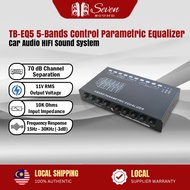 TB-EQ5 5-Bands Control Parametric Equalizer 11V Car Audio EQ Tuning Crossover