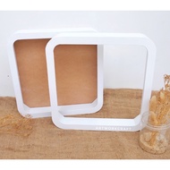 [20 x 20] ASKARA Dowry Frame ASKARA Oval Square Wedding Frame Dowry/ 20 x 20 cm Blunt Tip Square/