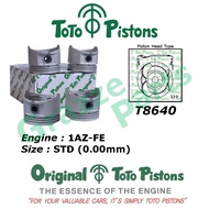 TOTO Piston Set T8640 for Toyota Wish RAV4 RAV 4 ACA21 2.0 1AZ 1AZ-FE 1AZ-FSE (86.0mm)