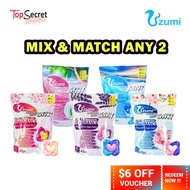 [Mix &amp; Match] Uzumi 6in1 Laundry Capsules Detergent Dual Fragrance (40pcs) - Autumn Fresh / Lavender / Sakura Apple