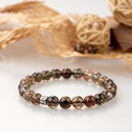 滿礦黑金超 | 天然能量水晶手串 | 7.5-8.5mm D11203