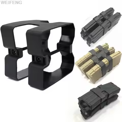 Tactical Dual Rifle Magazine Parallel Link for M4 A1 Rifle Mag Coupler Clip Airsoft Magazine Connect