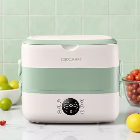 New Smart Electric Lunch Box 2L Multi-function Insulation Electric Lunch Box LED Digital Display Ste