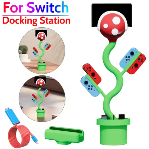Docking Station for Nintendo Switch 4K 30Hz Cute Dock Charger PD Fast Charging Dock Stand for Switch