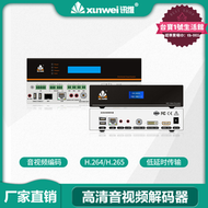【人氣爆款】4k高清解碼器1080p音視頻解碼器網絡解碼器h265視頻解碼器