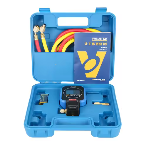 VALUE VRM1-0101i Digital Pressure Gauge Air Conditioning Refrigerant Tool for R22 R134 R600 R410