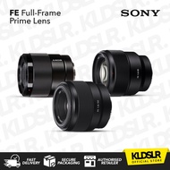 Sony FE 50mm F1.8 Lens / Sony FE 35mm F1.8 Lens  / Sony FE 85mm F1.8 Lens (1 Year + 1 Year Sony Mala