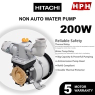 Hitachi Water Pump (200W) W-P200N Non-Automatic Series Pam Air 水泵