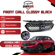 Honda HRV HR-V Vezel Pre-Facelift 2022-2026 RS e:HEV Front Grill Diamond Top Glossy Grill Logo Emble