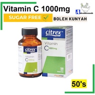 CITREX VITAMIN C 1000MG 50's (Vitamin C 1000mg Chewable)(EXP01/2025)