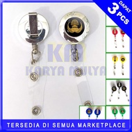 ID Card Yoyo ASN PNS Gantungan ID Card Holder Logo Korpri - Karya Mulya / 3pcs