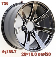 ล้อแม็กขอบ20 กว้าง10 นิ้ว ออฟ20 ราคา 4 วง พร้อมส่งฟรีเก็บเงินปลายทาง