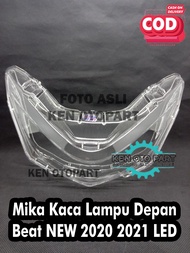 Mika Kaca Lampu Depan BEAT NEW BEAT DELUXE BEAT STREET 2020 2021 2022 2023 LED