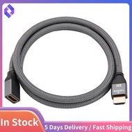 -Compatible 2.1 Flexible Extension Cable, Male to Female, HD 8K@60Hz Extension Cable (1Meter/3.28Ft)