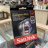 全新 SanDisk Extreme SD SDXC 128G 200MB V30 公司貨