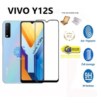 LAYAR Tempered Glass Full HD VIVO Y12S Anti-Scratch Premium VIVO Y12S Glass Screen ProtectorScreen P